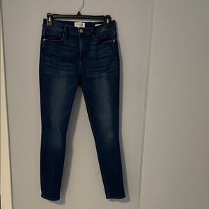 Frame Denim Women's Deep Indigo Skinny Jeans